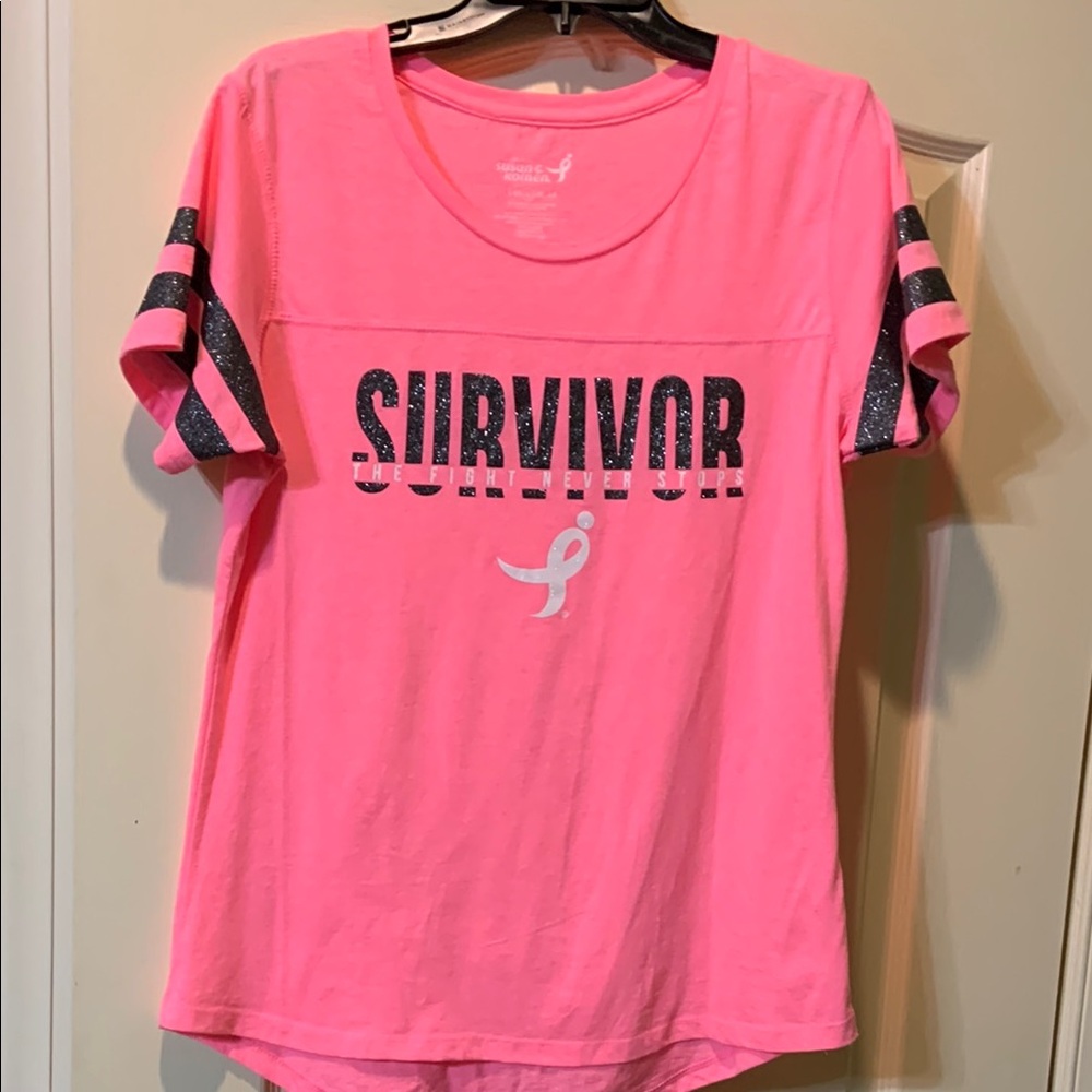 Pink Survivor Short Sleeve Tee